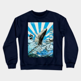 BLUE WHALE Crewneck Sweatshirt